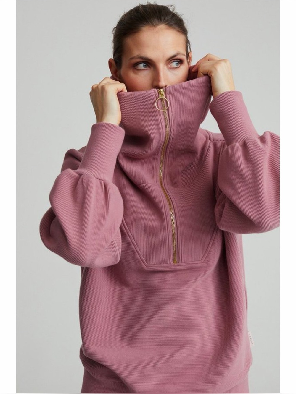 VARLEY Vine Half Zip - Nostalgia Rose